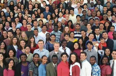 Large group of Baha'is